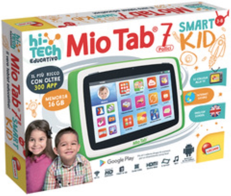 LISCIANI Lisciani Mio Tab 7 tablet per bambini età prescolare 3-8 anni special edition 